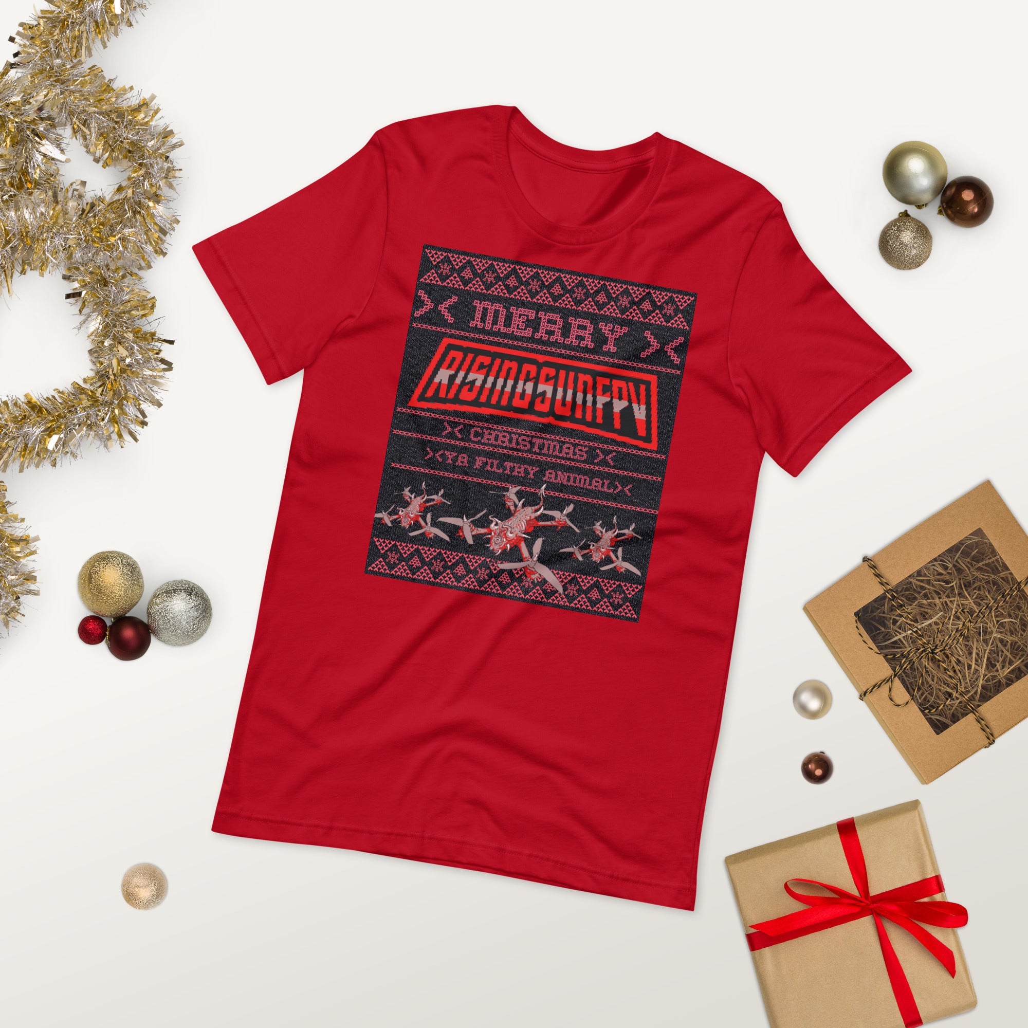 YA FILTHY ANIMAL XMAS T-SHIRT