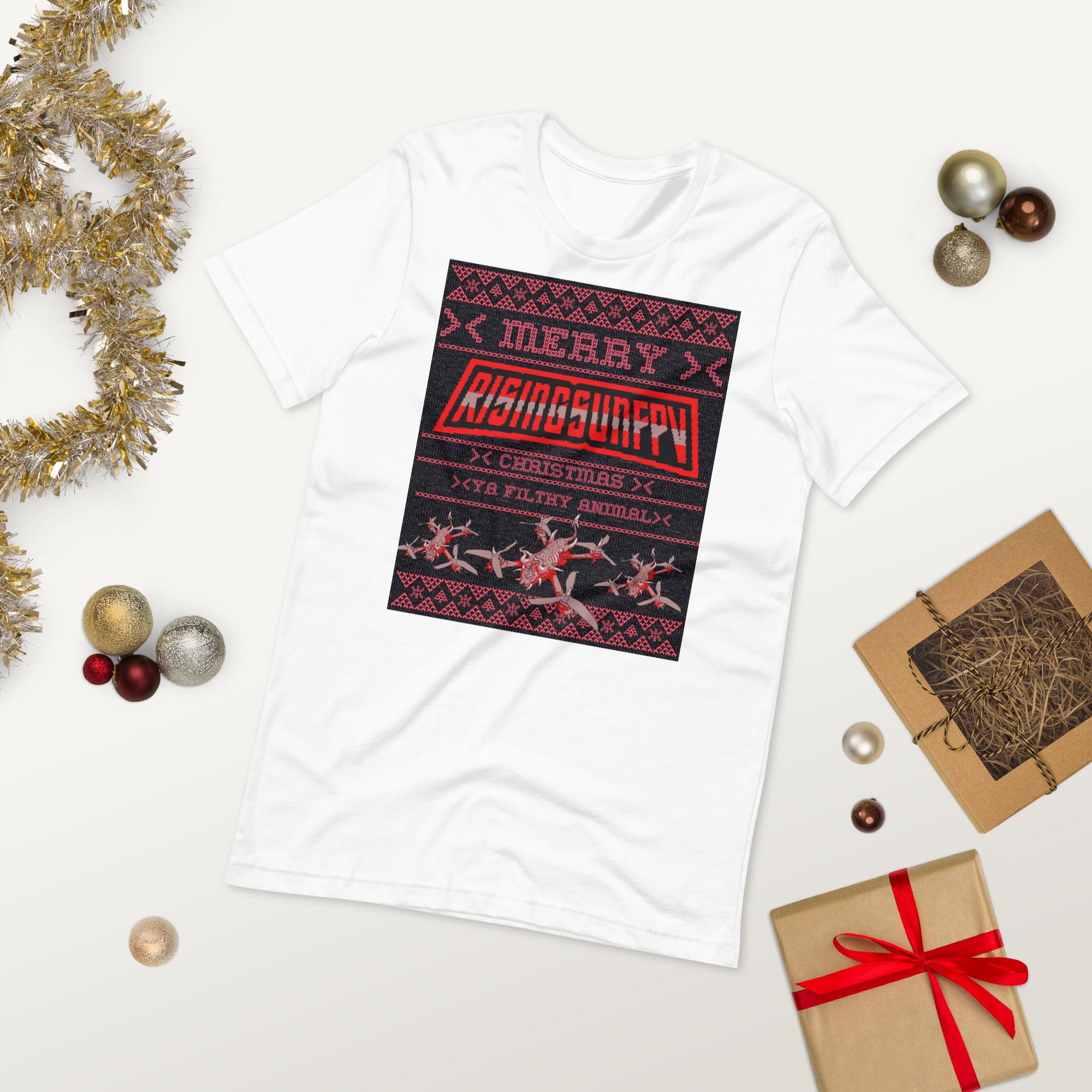 YA FILTHY ANIMAL XMAS T-SHIRT