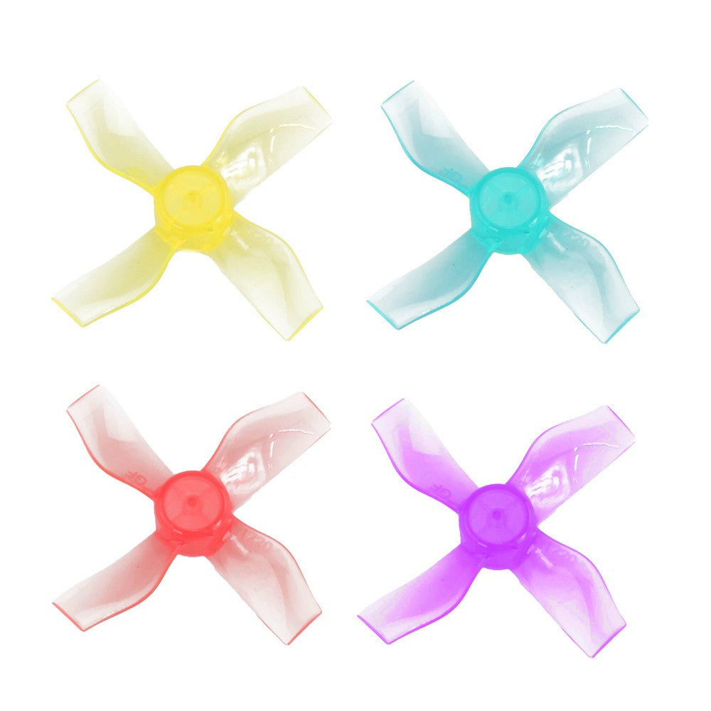 Gemfan 1220-4 31mm 4-Blade Whoop Propeller (1mm Shaft - Set of 8)